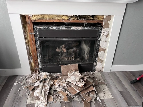 Assessing the Fireplace Removal Project