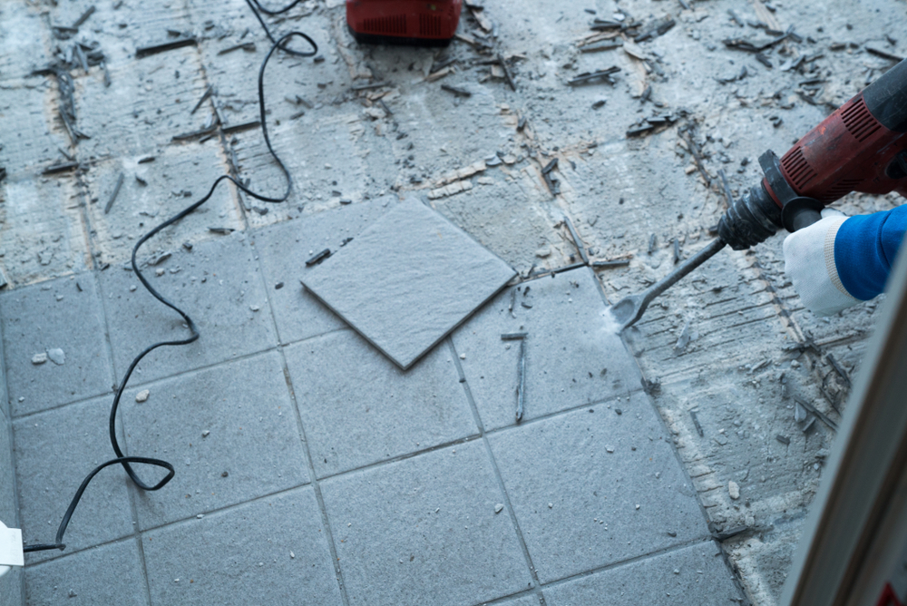 Concrete Tile Removal