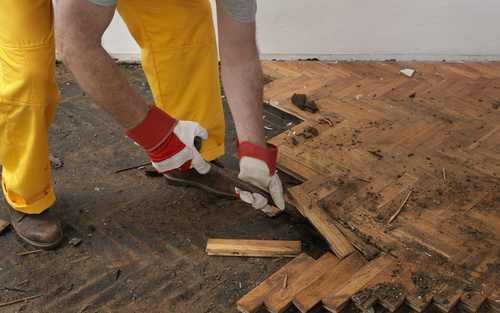Hardwood Flooring Removal